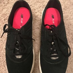 Black Suede New Balance Sneakers (WL628)